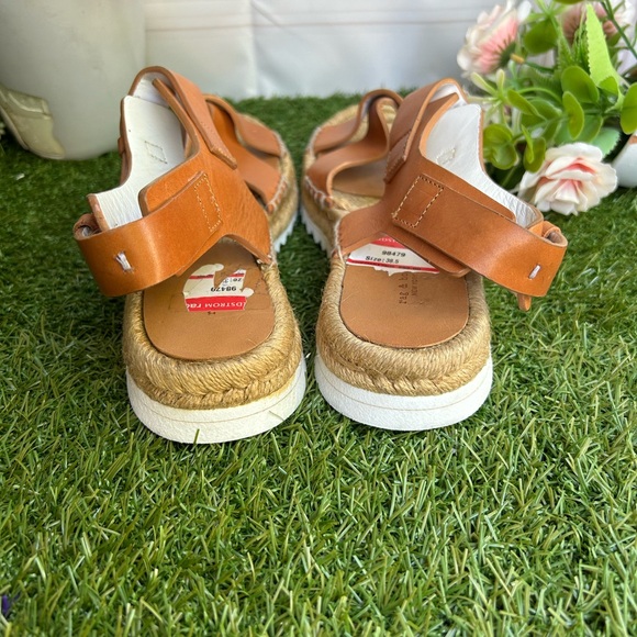 Rag & Bone 🍂🍁Giza Leather Espdrille Sandals Size 8.5 new - Picture 12 of 16